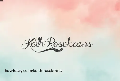 Keith Rosekrans
