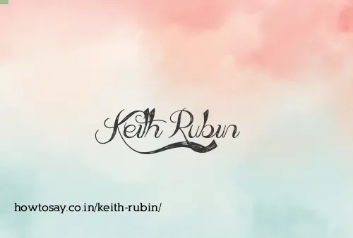 Keith Rubin