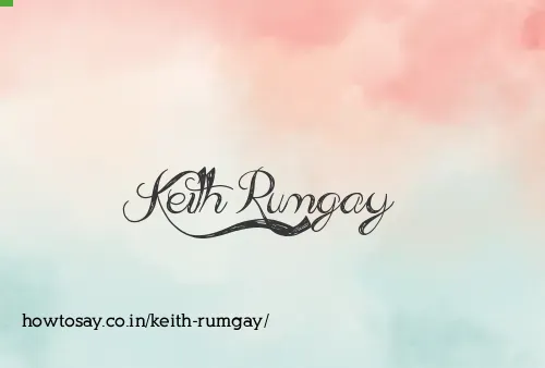 Keith Rumgay