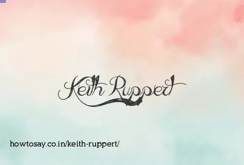 Keith Ruppert