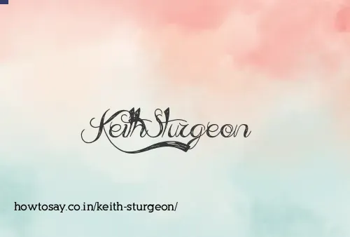 Keith Sturgeon