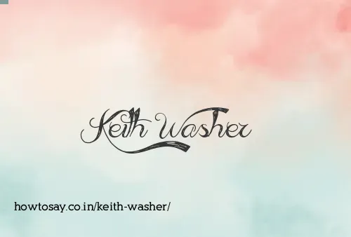 Keith Washer