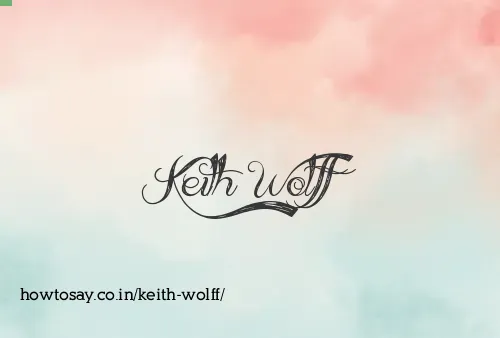 Keith Wolff