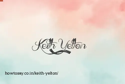 Keith Yelton