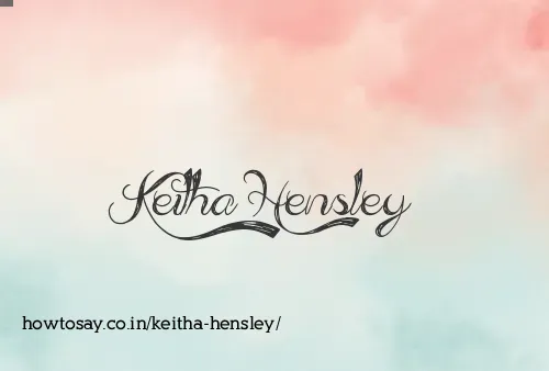 Keitha Hensley