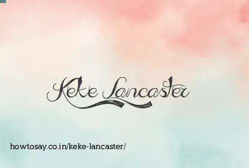Keke Lancaster