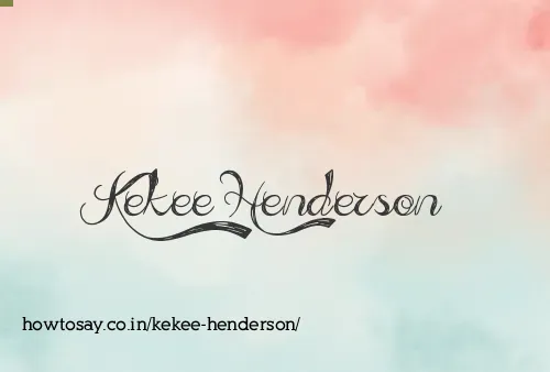 Kekee Henderson