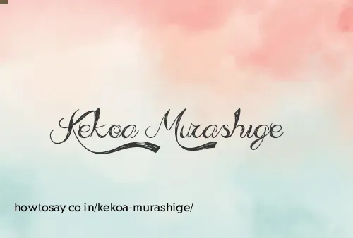 Kekoa Murashige