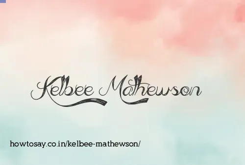 Kelbee Mathewson