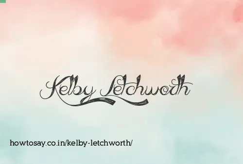 Kelby Letchworth