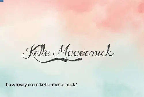 Kelle Mccormick