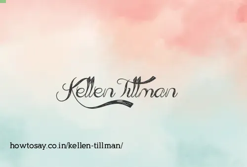 Kellen Tillman