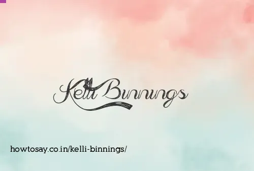 Kelli Binnings