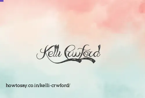 Kelli Crwford