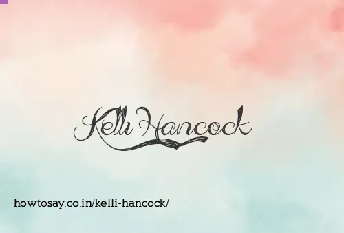 Kelli Hancock