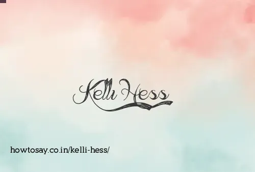 Kelli Hess