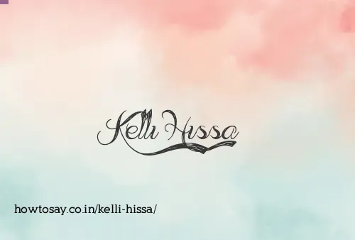 Kelli Hissa
