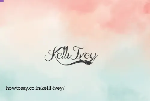 Kelli Ivey