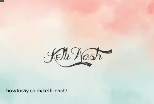 Kelli Nash