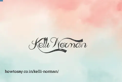 Kelli Norman