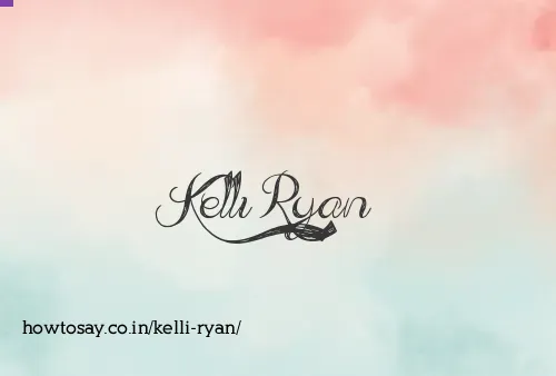 Kelli Ryan