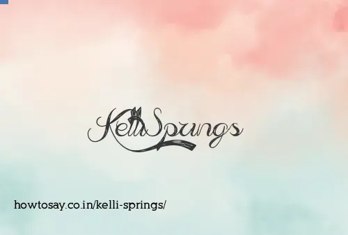 Kelli Springs