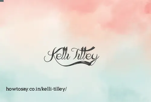Kelli Tilley