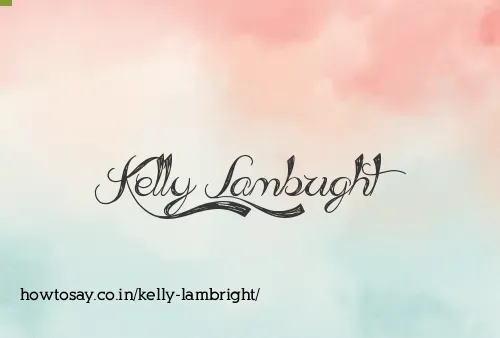 Kelly Lambright
