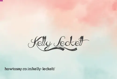 Kelly Leckelt