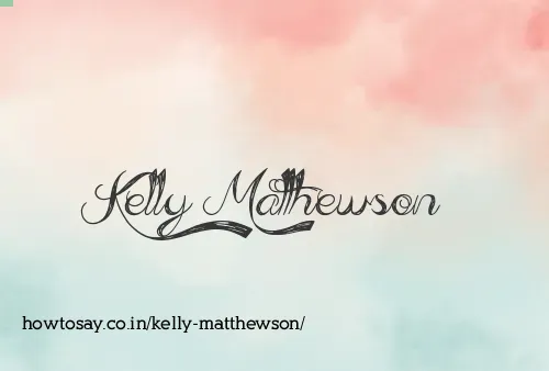 Kelly Matthewson