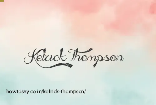Kelrick Thompson