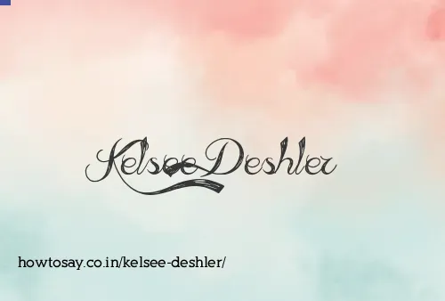 Kelsee Deshler