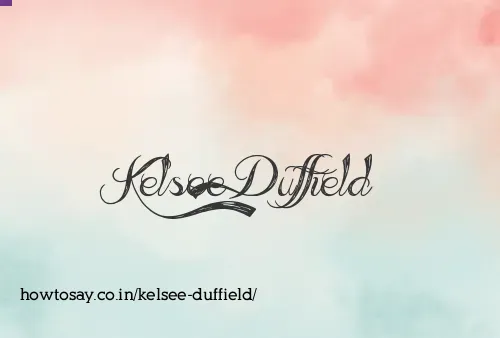 Kelsee Duffield