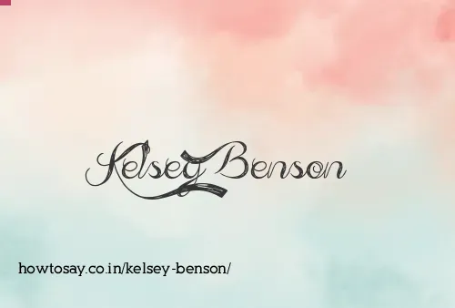 Kelsey Benson