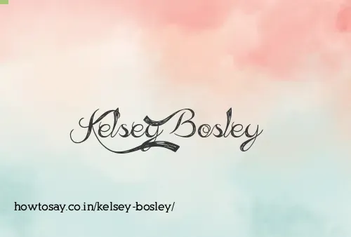 Kelsey Bosley