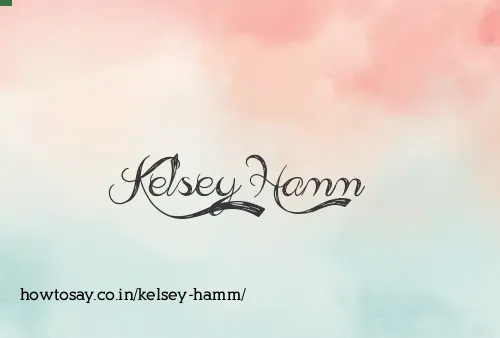 Kelsey Hamm