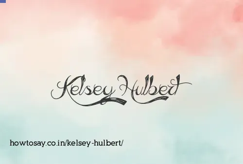 Kelsey Hulbert