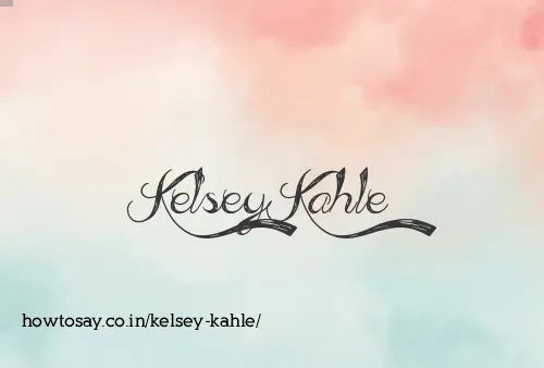 Kelsey Kahle