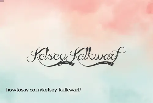 Kelsey Kalkwarf