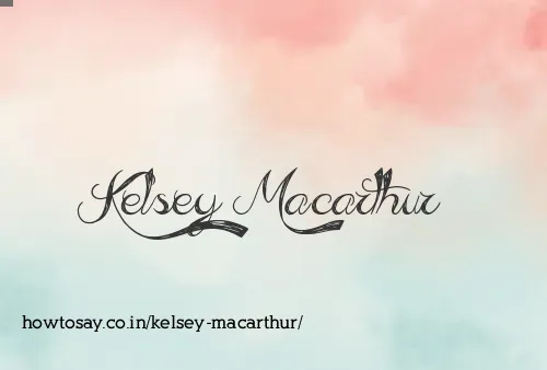 Kelsey Macarthur