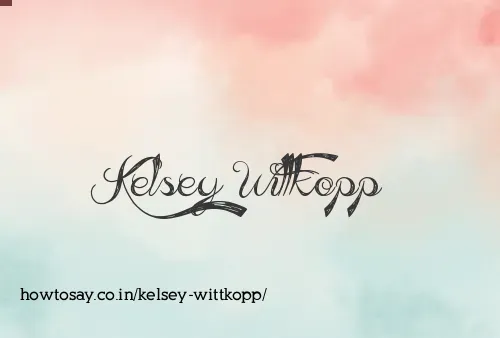 Kelsey Wittkopp