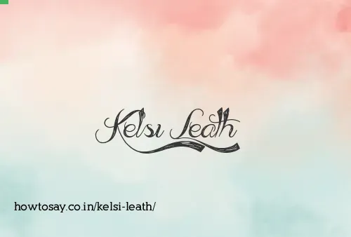 Kelsi Leath