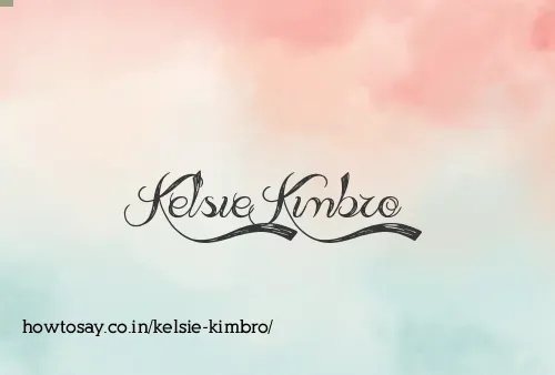 Kelsie Kimbro