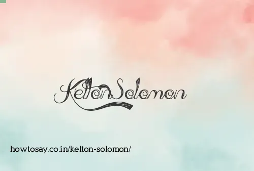Kelton Solomon