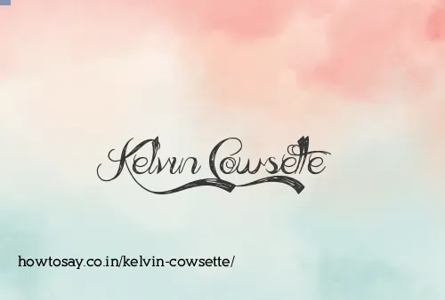 Kelvin Cowsette