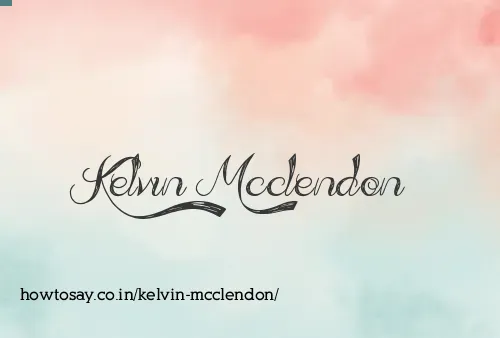Kelvin Mcclendon