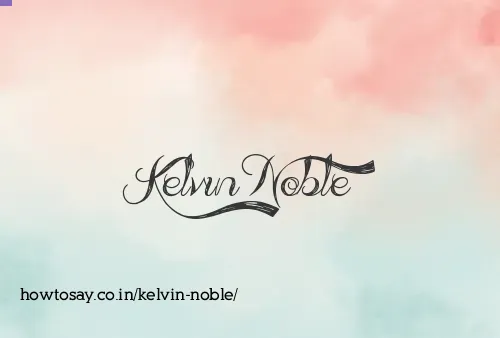 Kelvin Noble