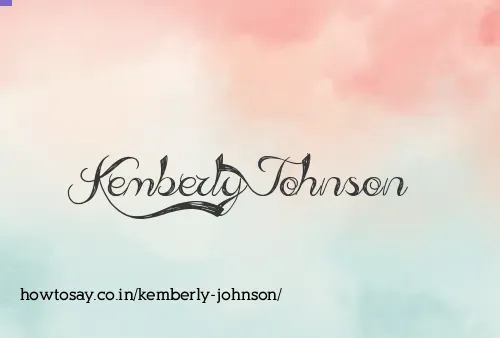 Kemberly Johnson