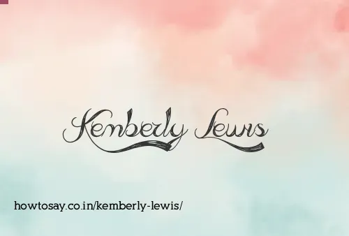 Kemberly Lewis