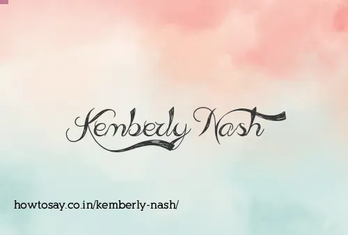 Kemberly Nash
